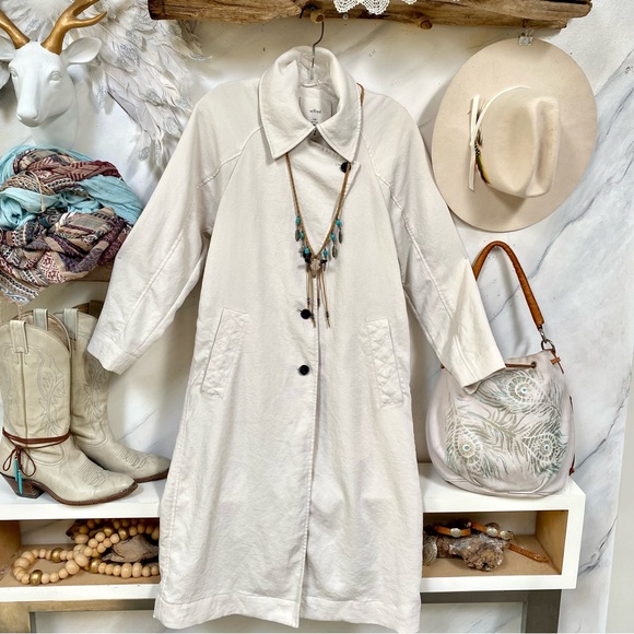 Aritzia Wilfred Spring boho blazer style duster jacket w midcentury vibe - Picture 7 of 12